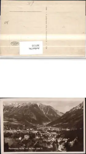 307155,Reichenau Totale m. Rax Bergkulisse