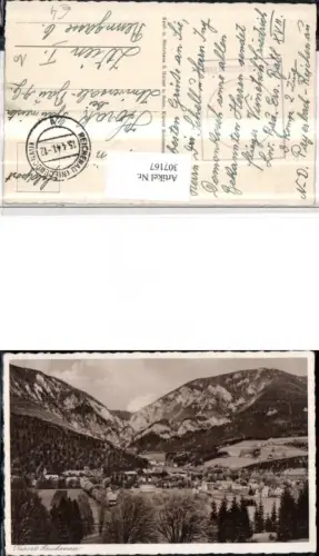 307167,Reichenau an d. Rax Teilansicht Bergkulisse