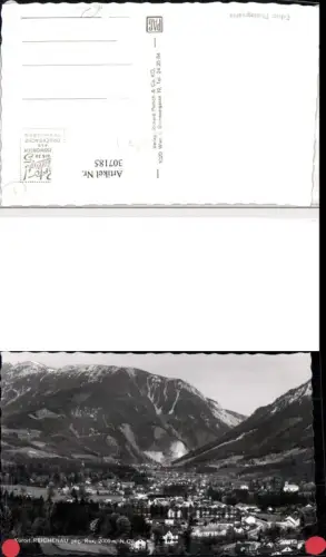 307185,Reichenau Totale geg. Rax Bergkulisse