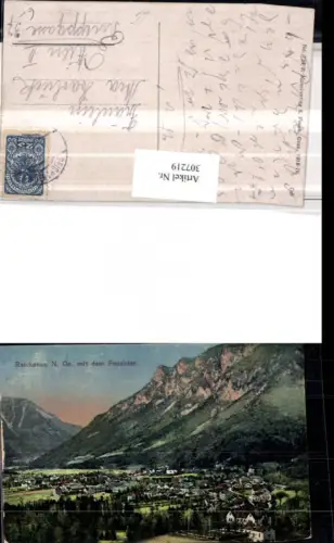 307219,Reichenau an d. Rax Totale m. Feuchter Bergkulisse