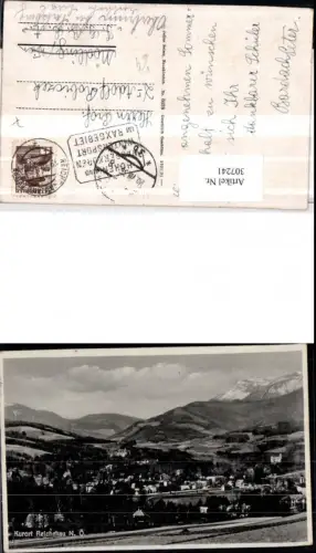 307241,Reichenau an d. Rax Totale Bergkulisse pub Julius Seiser 6038