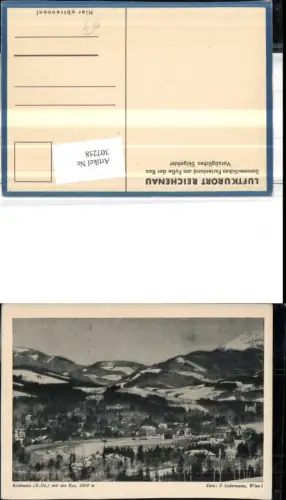 307258,Reichenau Totale m. Rax Bergkulisse