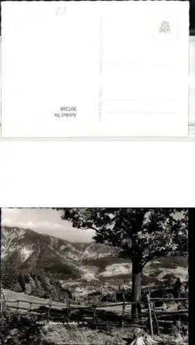 307260,Blick auf Reichenau an d. Rax Teilansicht Bergkulisse
