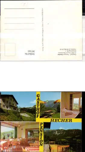 307263,Reichenau an d. Rax Gasthof Pension Hecher Mehrbildkarte