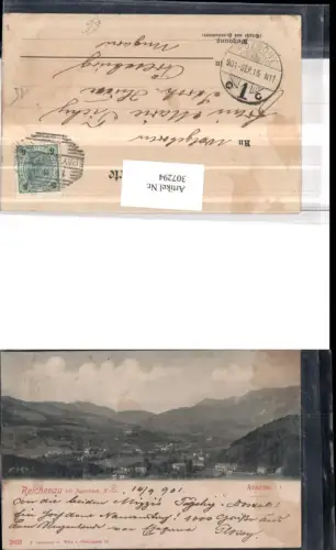 307294,Reichenau an d. Rax Totale m. Raxalpe Bergkulisse