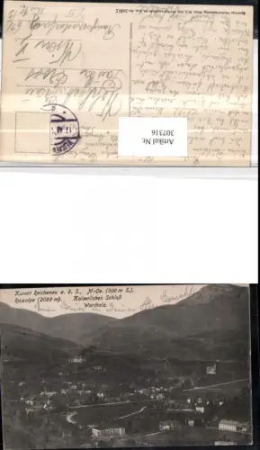 307316,Reichenau Totale m. Schloss Wartzholz geg. Raxalpe Bergkulisse pub Sperling 2490Z
