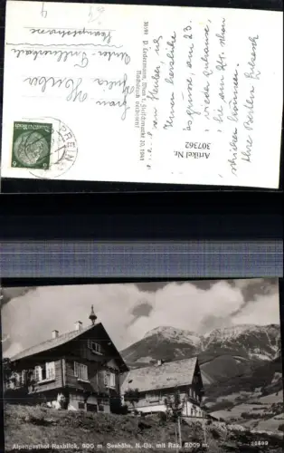 307362,Alpengasthof Raxblick b. Reichenau Prein m. Rax Bergkulisse