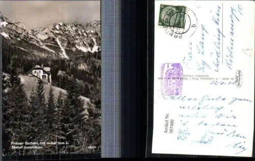 307400,Preiner Gscheid Gasthof Geyschläger b. Prein m. Rax Bergkulisse