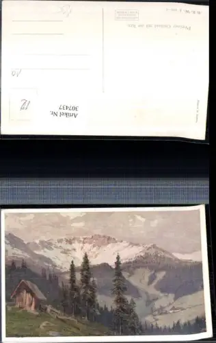 307437,Künstler AK Karl L. Prinz Preiner-Gscheid m. Rax b. Prein Bergkulisse pub B.K.W.I. 286euro4