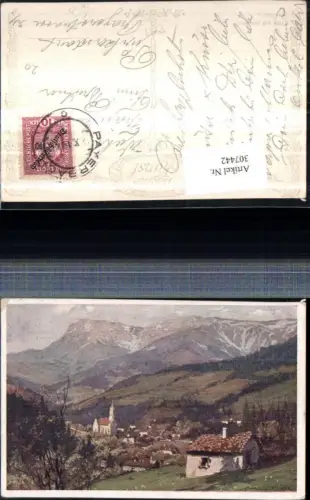 307442,Künstler AK Karl L. Prinz Prein an d. Rax Totale Bergkulisse pub B.K.W.I. 286euro3