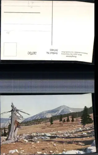 307483,Raxplateau Landschaft geg. Schneeberg b. Reichenau Bergkulisse