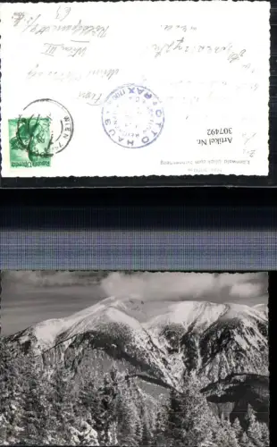 307492,Rax Ebenwald Blick zum Schneeberg b. Reichenau Bergkulisse