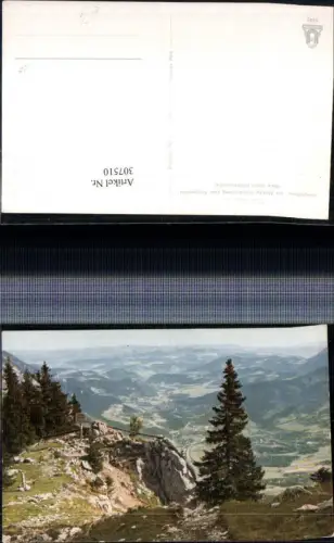 307510,Rax Raxplateau Abstieg Gsohlhirnweg zum Knappenhof Blick nach Reichenau