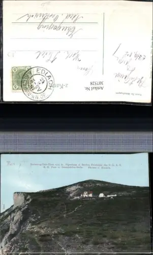 307528,Rax Erzherzog-Otto-Haus Berghütte b. Reichenau