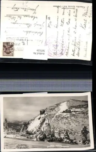 307529,Rax Ottohaus Berghütte vom Schwaigboden b. Reichenau Winterbild