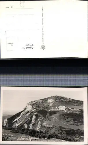 307537,Raxalpe Ottohaus Berghütte am Jakobskogel b. Reichenau pub Foto Hubmann 4030
