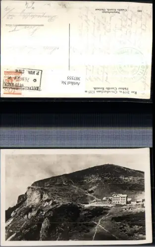 307555,Rax Otto-Schutzhaus Berghütte b. Reichenau Kastenstempel Hirschwang