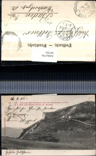 307591,Rax Erzherzog Otto-Schutzhaus Berghütte m. Jakobskogel b. Reichenau