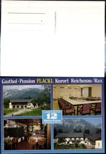308629,Reichenau an d. Rax Gasthof Pension Flackl Mehrbildkarte