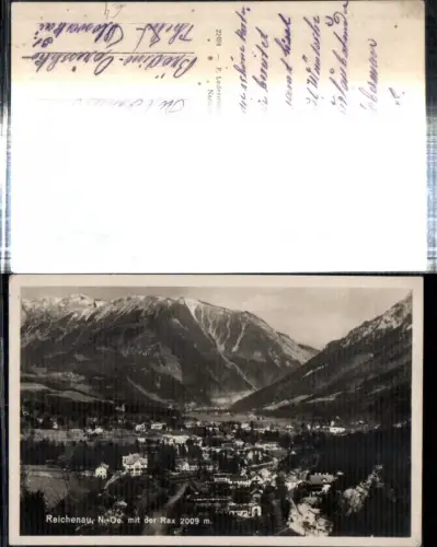 308657,Reichenau an d. Rax Totale m. Rax Bergkulisse
