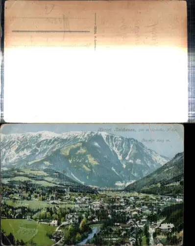 308658,Reichenau an d. Rax Totale m. Raxalpe Bergkulisse