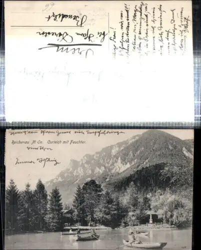308666,Reichenau an d. Rax Kurteich Ruderboote m. Feuchter