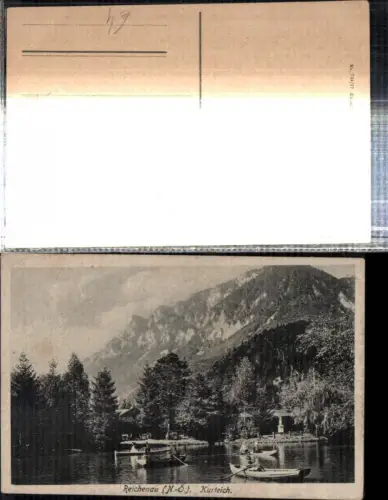308667,Reichenau an d. Rax Kurteich Ruderboote m. Feuchter