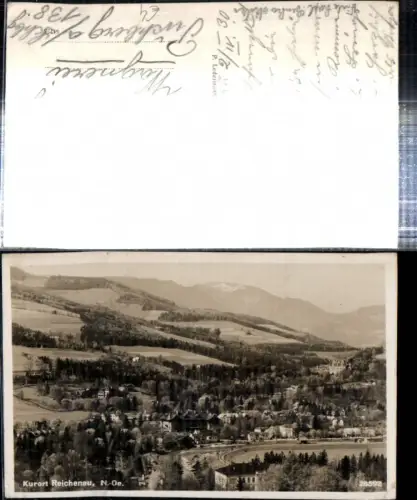 308672,Reichenau an d. Rax Teilansicht Bergkulisse