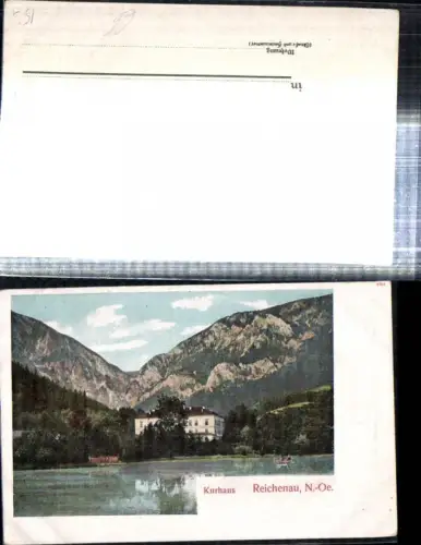 308704,Reichenau an d. Rax Kurhaus Kurteich Bergkulisse
