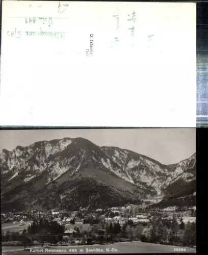 308734,Reichenau an d. Rax Totale Bergkulisse