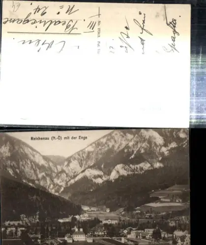 308736,Reichenau an d. Rax Teilansicht mit der Enge