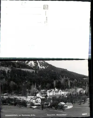 308762,Reichenau an d. Rax Schneedörfl m. Kuranstalt Waldschlössl