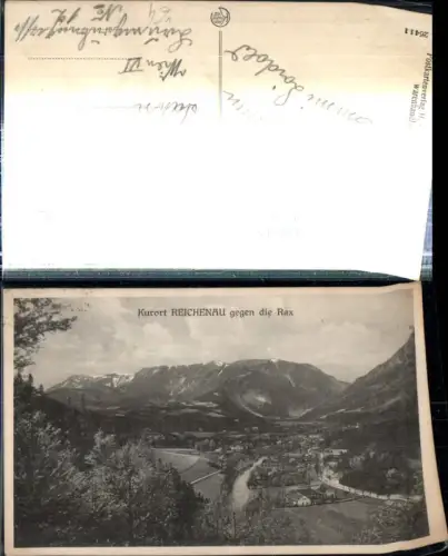308763,Reichenau an d. Rax Totale geg. Rax Bergkulisse pub Kilophot 26411