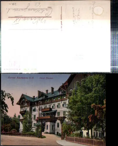 308796,Reichenau an d. Rax Hotel Fischer pub Julius Seiser 5638