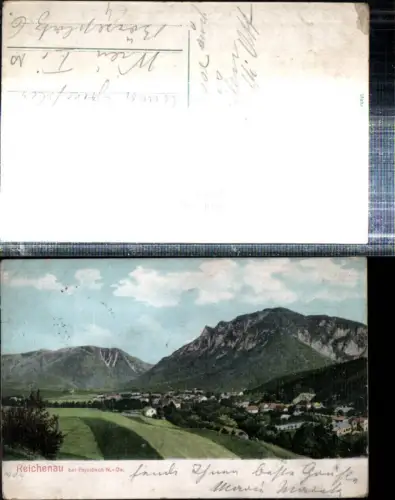 308813,Reichenau an d. Rax b. Payerbach Totale Bergkulisse