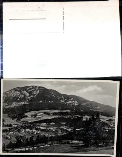 308826,Reichenau an d. Rax Teilansicht Bergkulisse pub Julius Seiser 6036