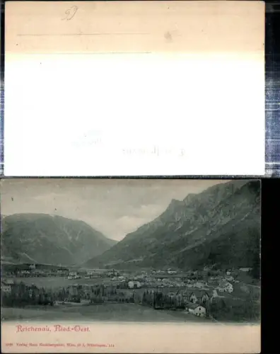 308837,Reichenau an d. Rax Totale Bergkulisse