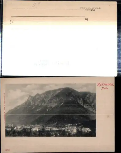 308842,Reichenau an d. Rax Totale Bergkulisse
