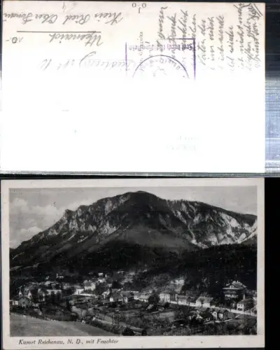 308845,Reichenau an d. Rax Totale m. Feuchter Bergkulisse