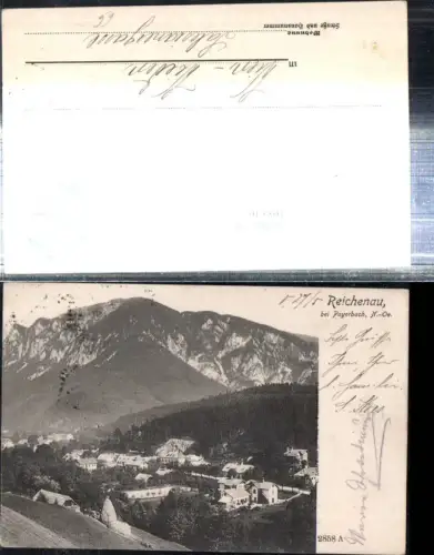 308846,Reichenau an d. Rax b. Payerbach Teilansicht Bergkulisse