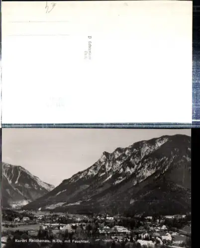308850,Reichenau an d. Rax Totale m. Feuchter Bergkulisse