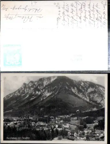 308852,Reichenau an d. Rax Totale m. Feuchter Bergkulisse