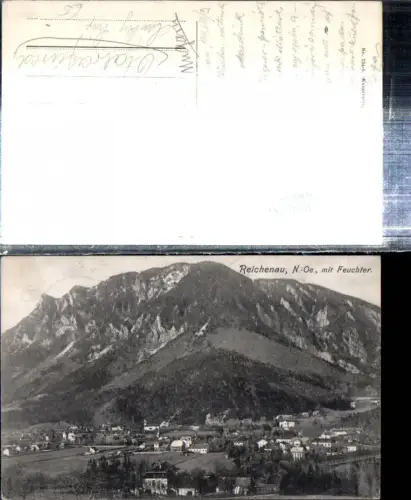 308857,Reichenau an d. Rax Totale m. Feuchter Bergkulisse