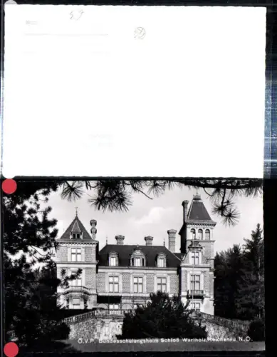 308859,Reichenau an d. Rax Schloss Wartholz Bundesschulungsheim