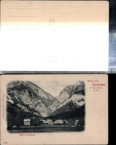 308871,Gruß aus Reichenau an d. Rax b. Payerbach Hotel Thalhof