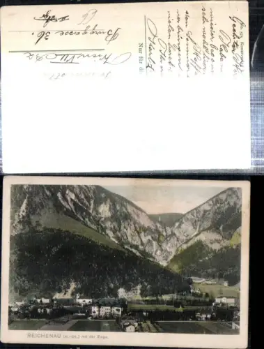 308874,Reichenau an d. Rax Teilansicht m. d. Enge