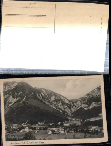 308878,Reichenau an d. Rax Teilansicht m. d. Enge Bergkulisse
