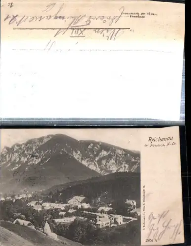 308885,Reichenau an d. Rax b. Payerbach Teilansicht Bergkulisse