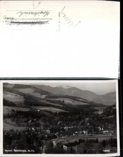 308888,Reichenau an d. Rax Teilansicht Bergkulisse