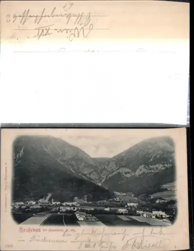308889,Reichenau an d. Rax b. Payerbach Teilansicht Bergkulisse